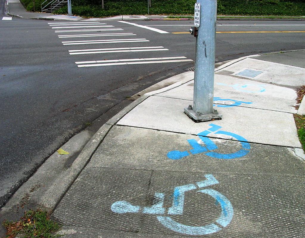 Access for skinny wheelchairs only