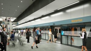 Sydney Metro - Waterloo platform