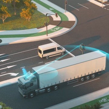 New technology sees trucks ‘talk’ to traffic lights