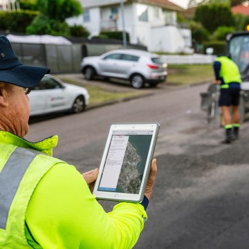 Road maintenance goes mobile for council
