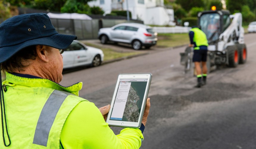 Road maintenance goes mobile for council