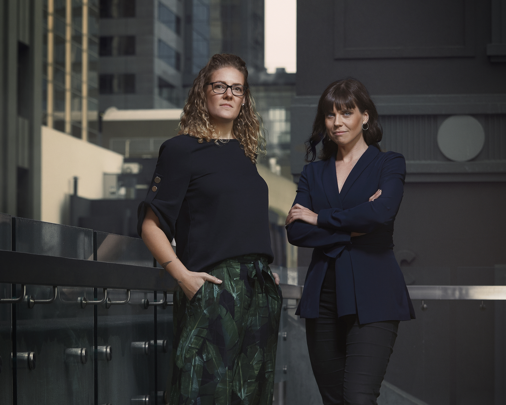 Lucinda Hartley (R) with co-founder Jessica Christiansen-Franks