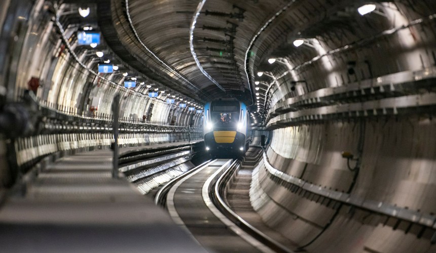 Metro trains travel ‘from London and back’